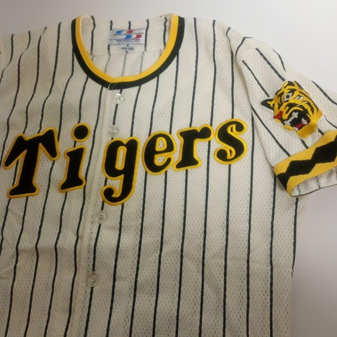 阪神タイガース 輝流ライン メッシュユニフォームシャツ S（140-150）