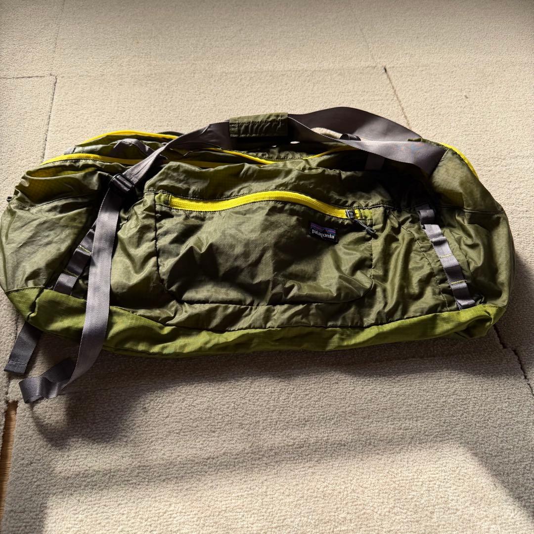 patagonia ライトウエイト ダッフル バッグ オリーブグリーン