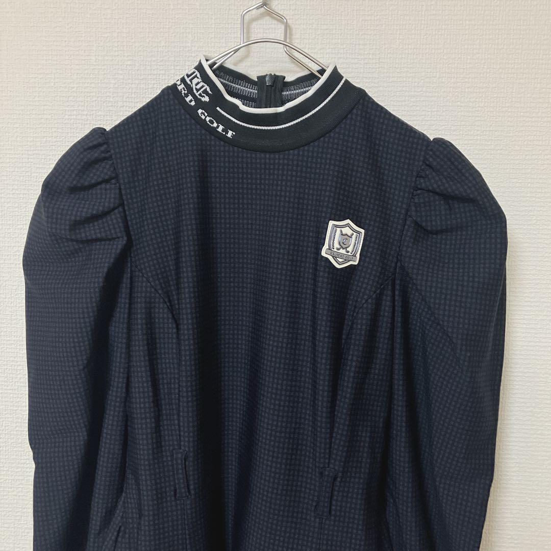 虹　完売品　新品　希少　セルフォード　ゴルフ　裏起毛ロゴデザインワンピース