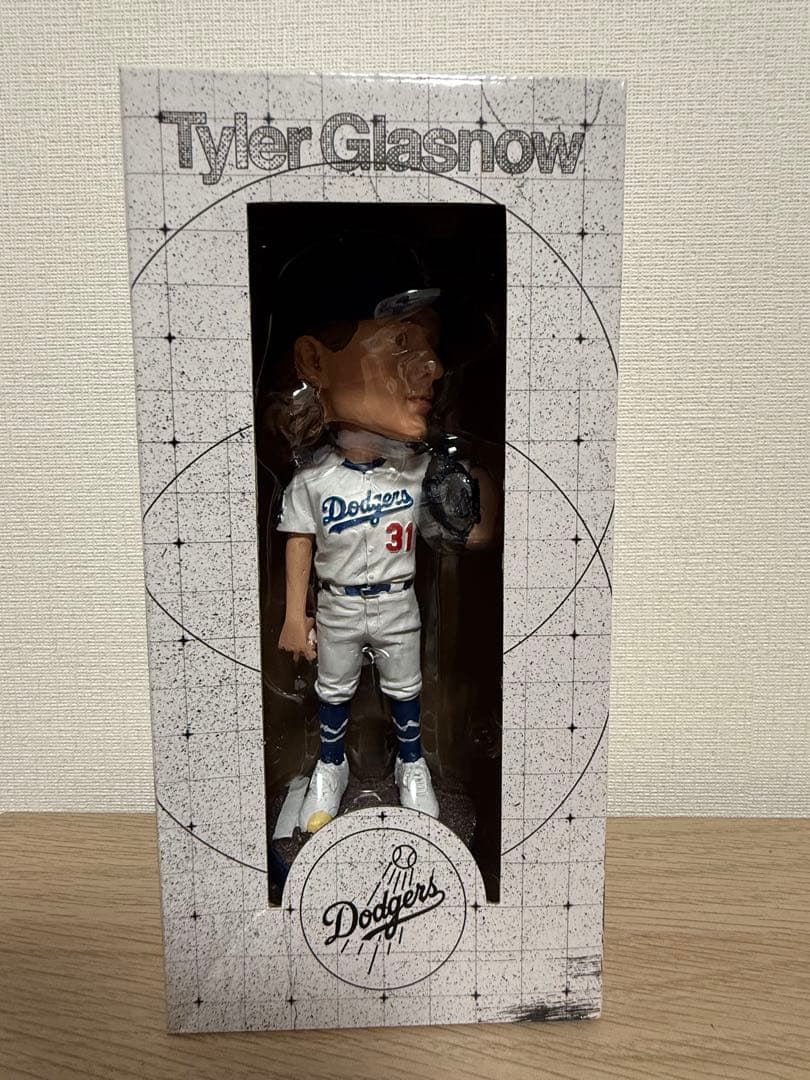 【限定品・未開封】タイラー・グラスノー ボブルヘッド25/9/18 ドジャース