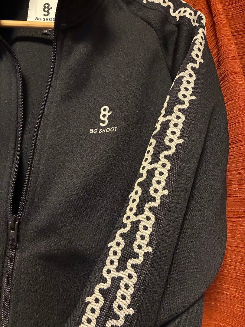 ゆう8G SHOOT ブラック サイズS ジップアップジャケット