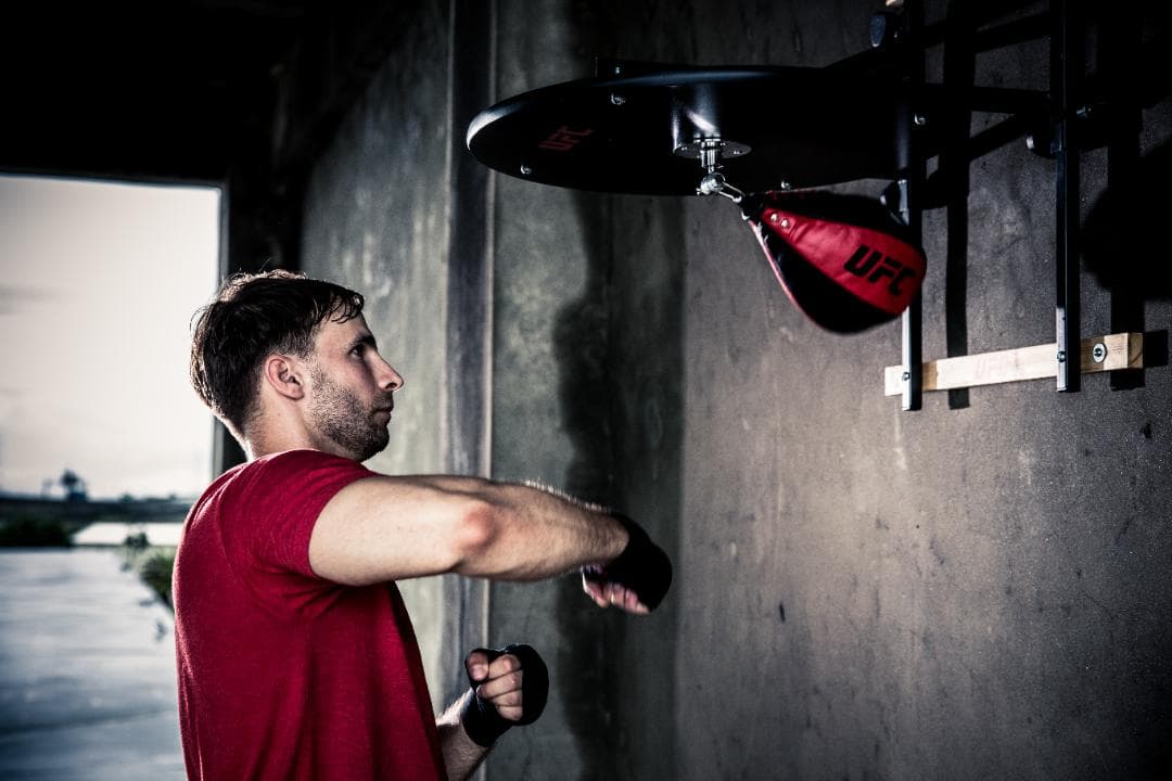 在庫処分！！UFCレザースピードバッグ（UHK-69750）数量限定