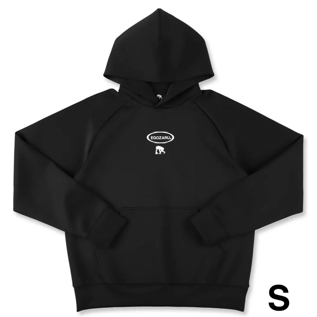 新品　S エゴザル　EGOZARU バスケット スウェット　パーカー　黒