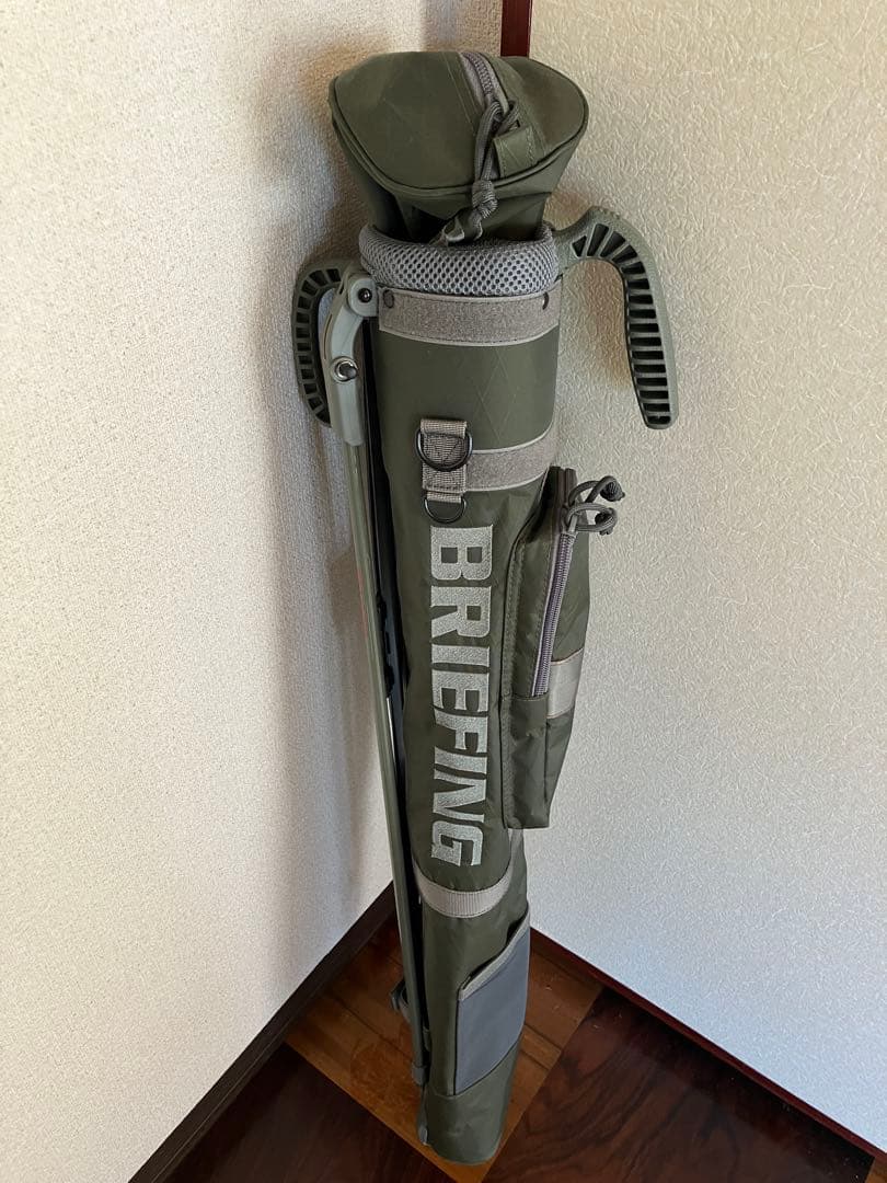 ゴ*さ様 BRIEFING ゴルフバッグ オリーブグリーン