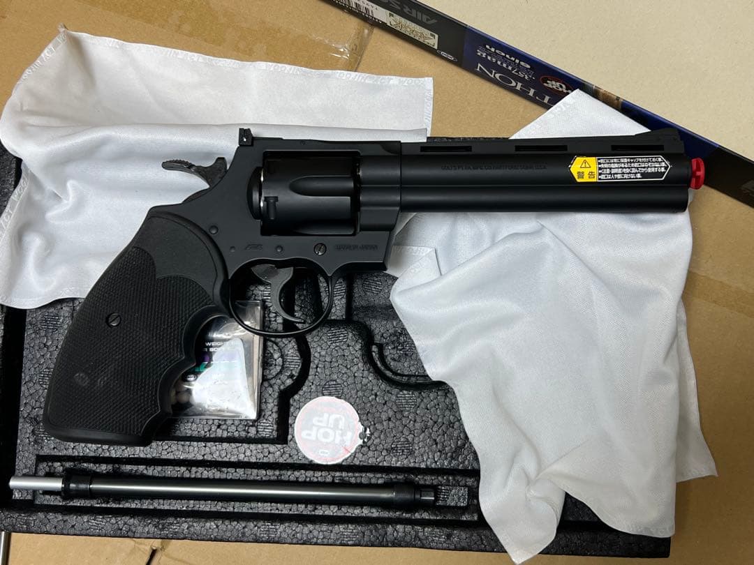 東京マルイ 6inch コルトパイソン 357マグナム 6インチ 24連射 美品