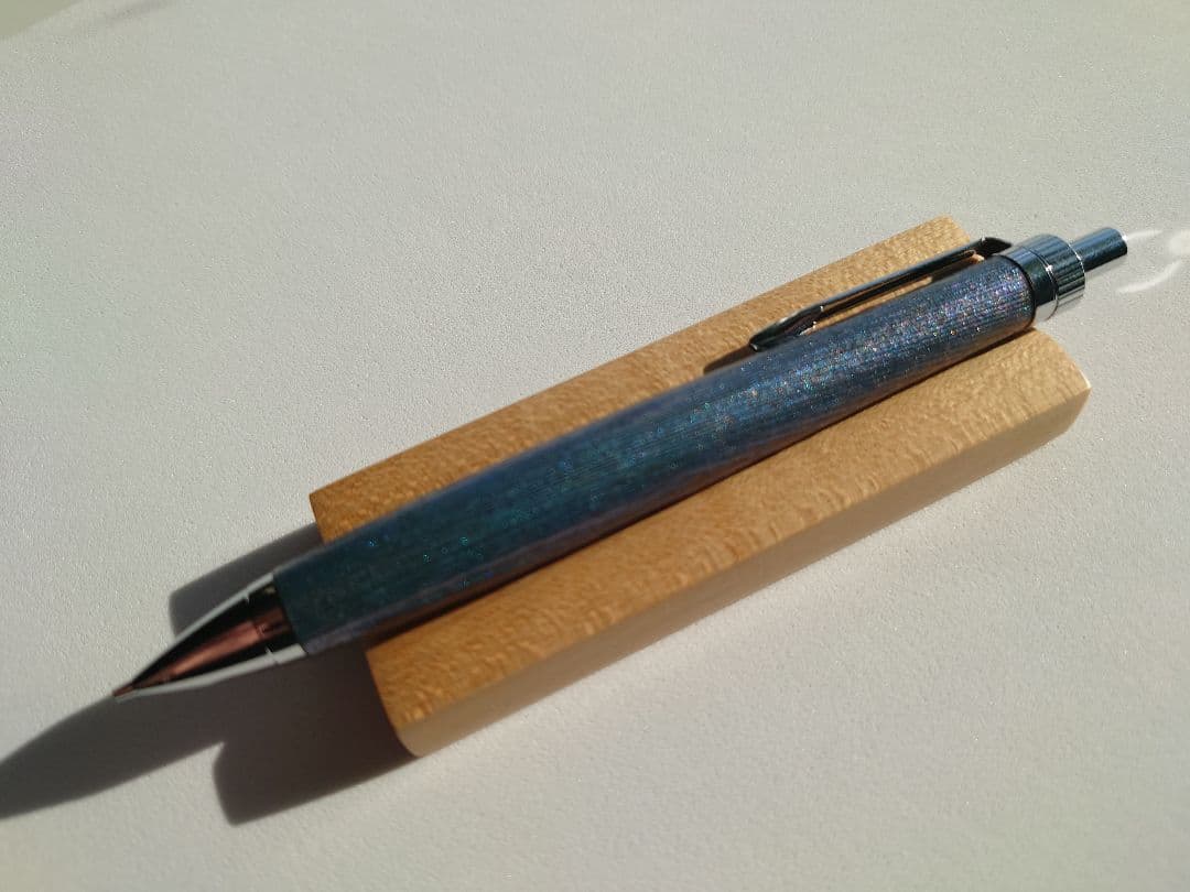 杉　シャープペンシル　浮造り　新うるし　変わり漆　拭き漆