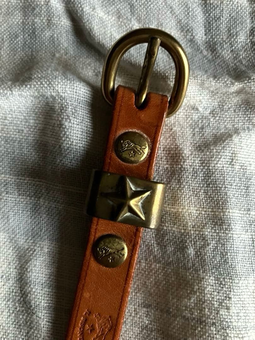 うさぎ　IL BISONTE レザー首輪　リードK0259..P