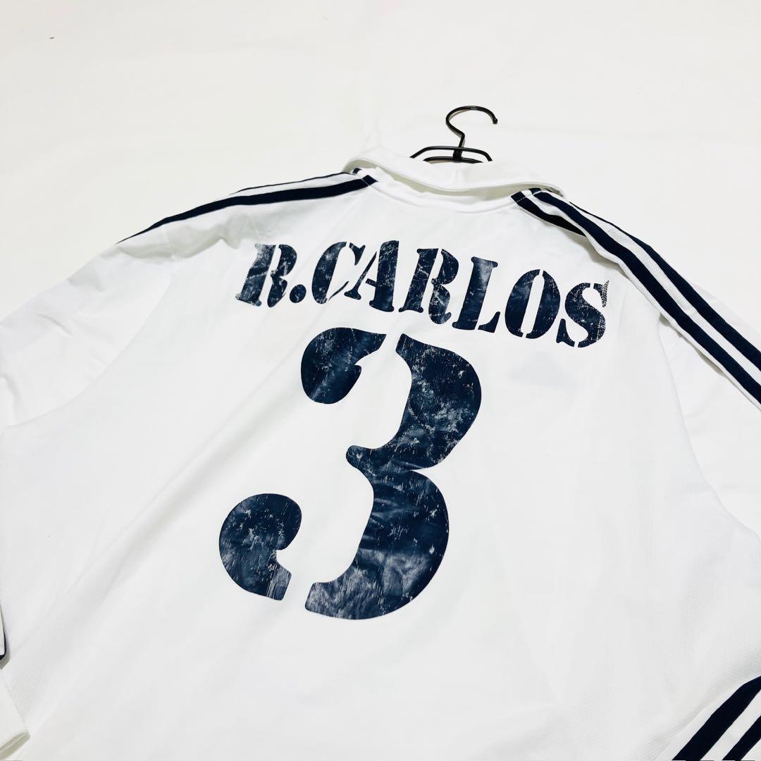 ロベルトカルロス　長袖ユニフォーム　レアルマドリード 02/03 100周年