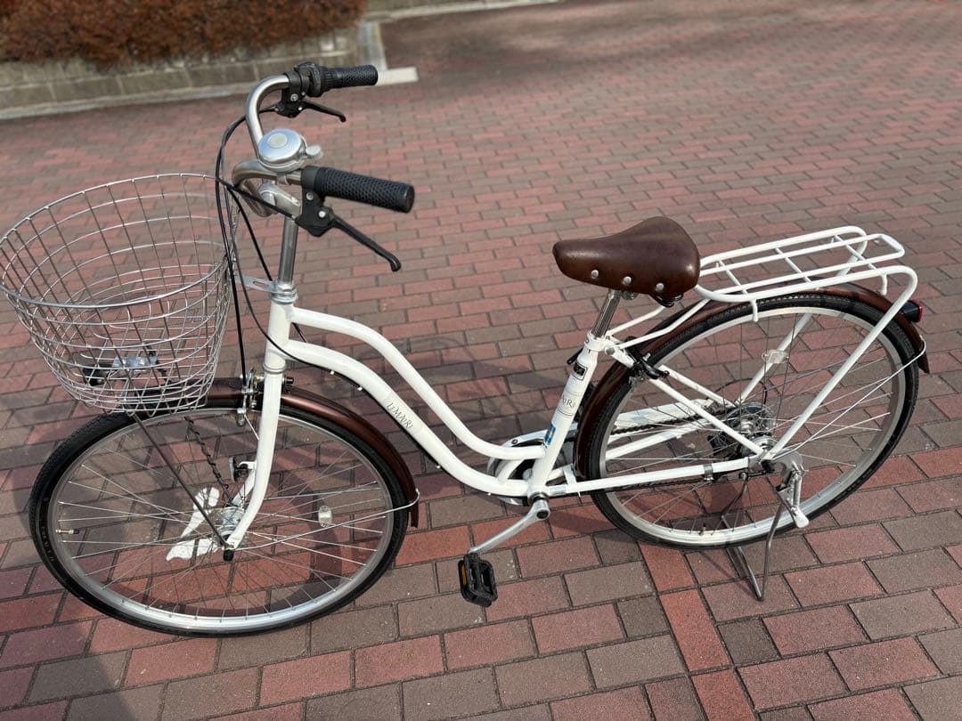 前籠/後子供載せ仕様・ママ(パパ)チャリ(27㌅)配達でもお引き取りでも可能です