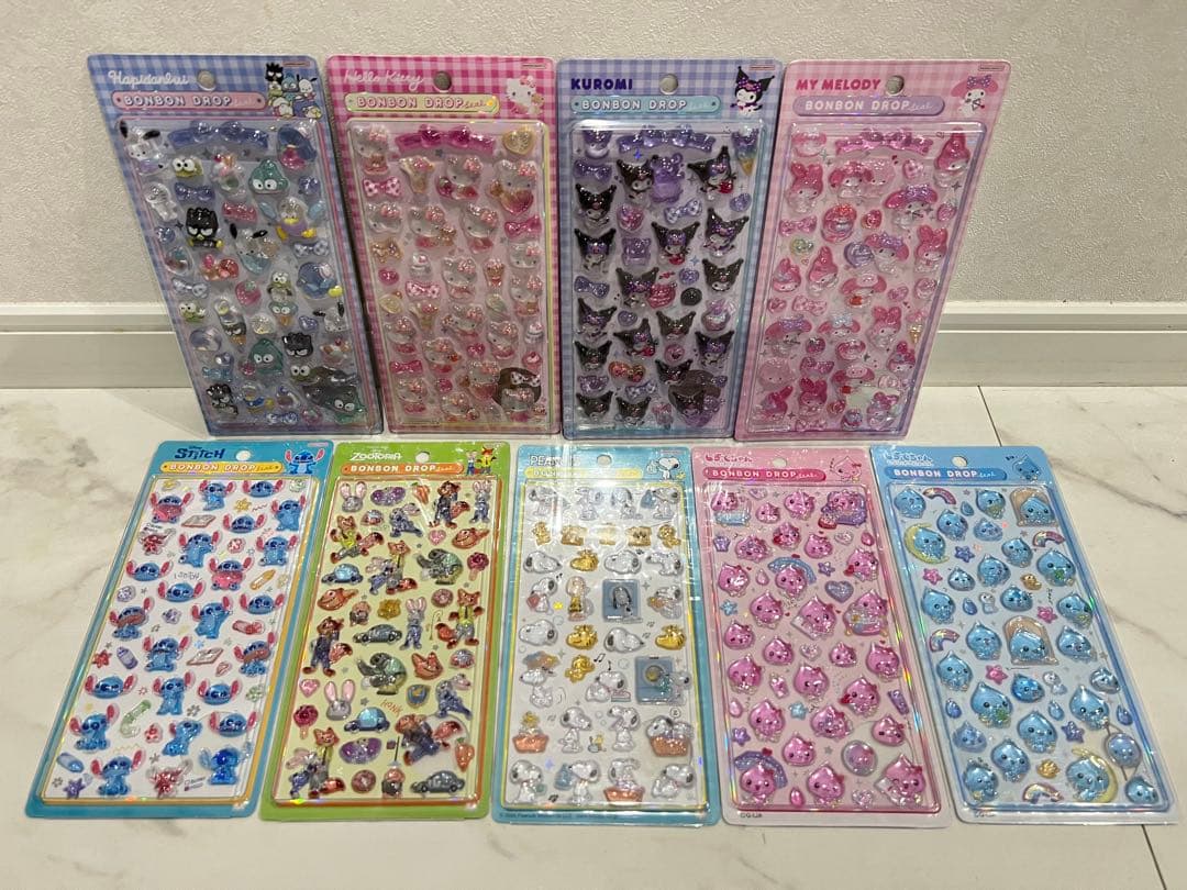 【正規品】ボンボンドロップシール 9点セット