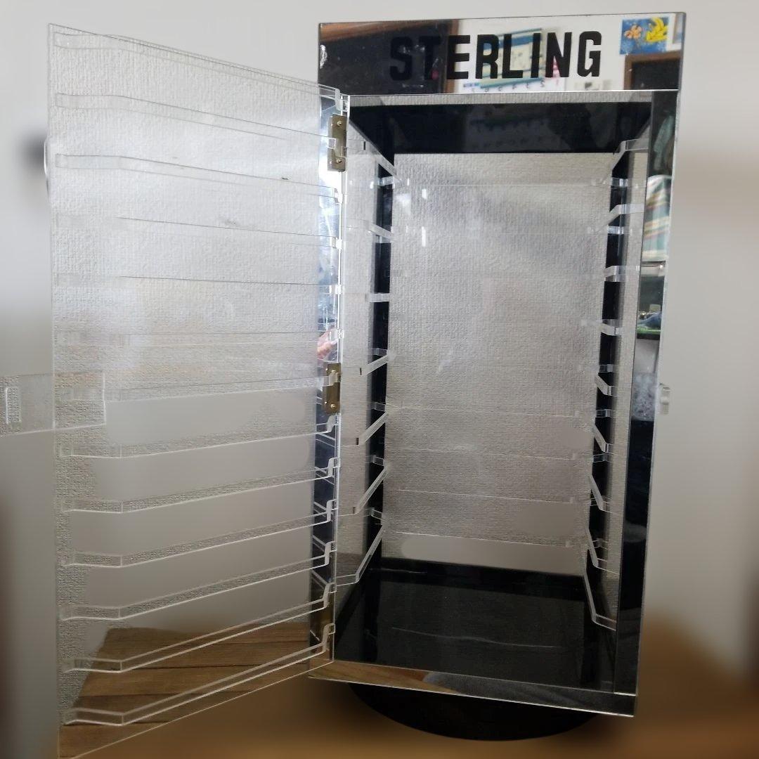 アクリル製アクセサリーケース回転式ピアスケース　ディスプレイケース　店舗用品