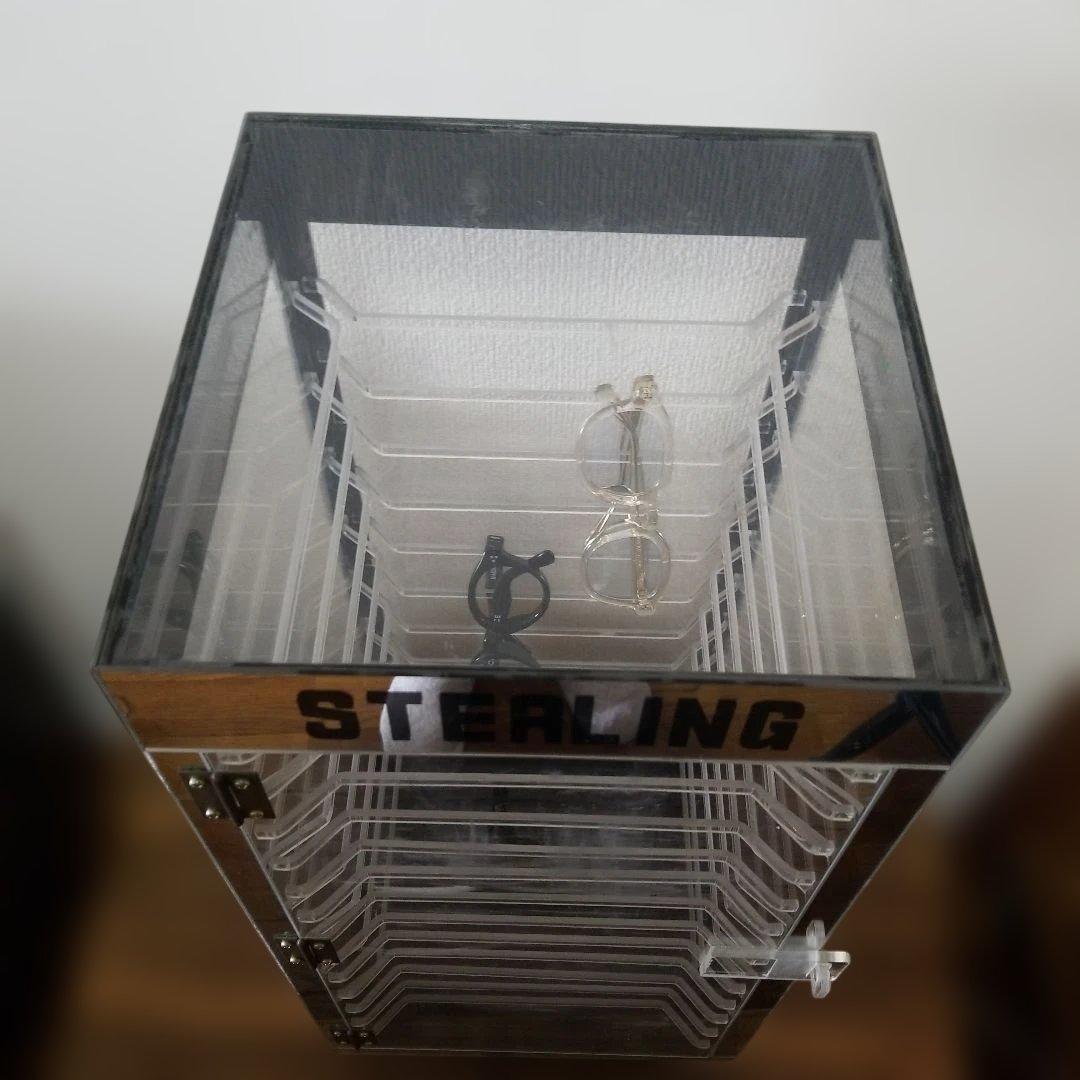 アクリル製アクセサリーケース回転式ピアスケース　ディスプレイケース　店舗用品