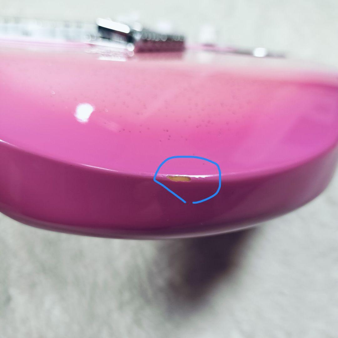 【美品】GYPSYROSE ジプシーローズ エレキギター　ピンク　ラメ入り