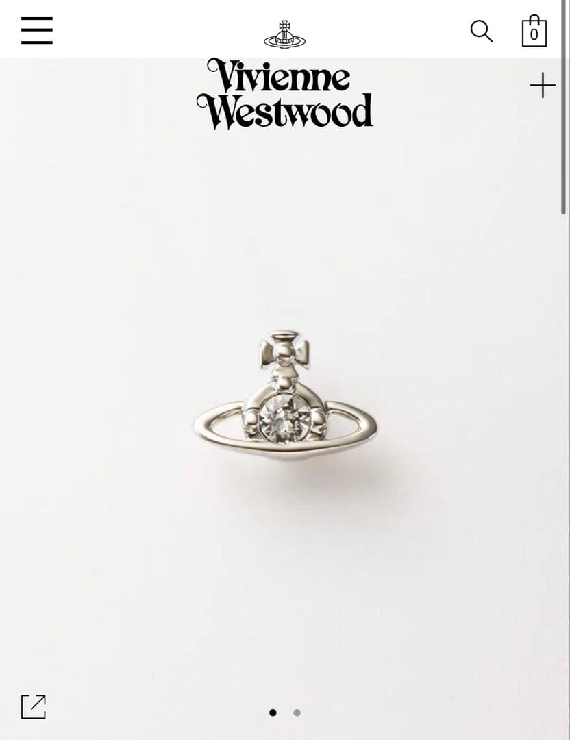 Vivienne Westwood 片耳用ピアス