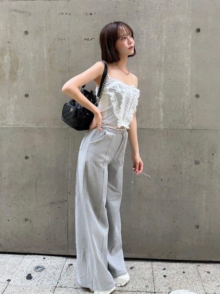 希少レア完売Darichミックスシアーコルセットキャミソール新品未使用未開封