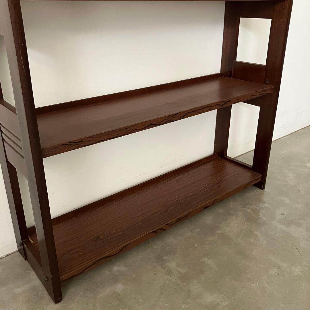 レトロ　アンティーク　古道具　古家具　木製　本棚　収納棚　キャビネット　昭和