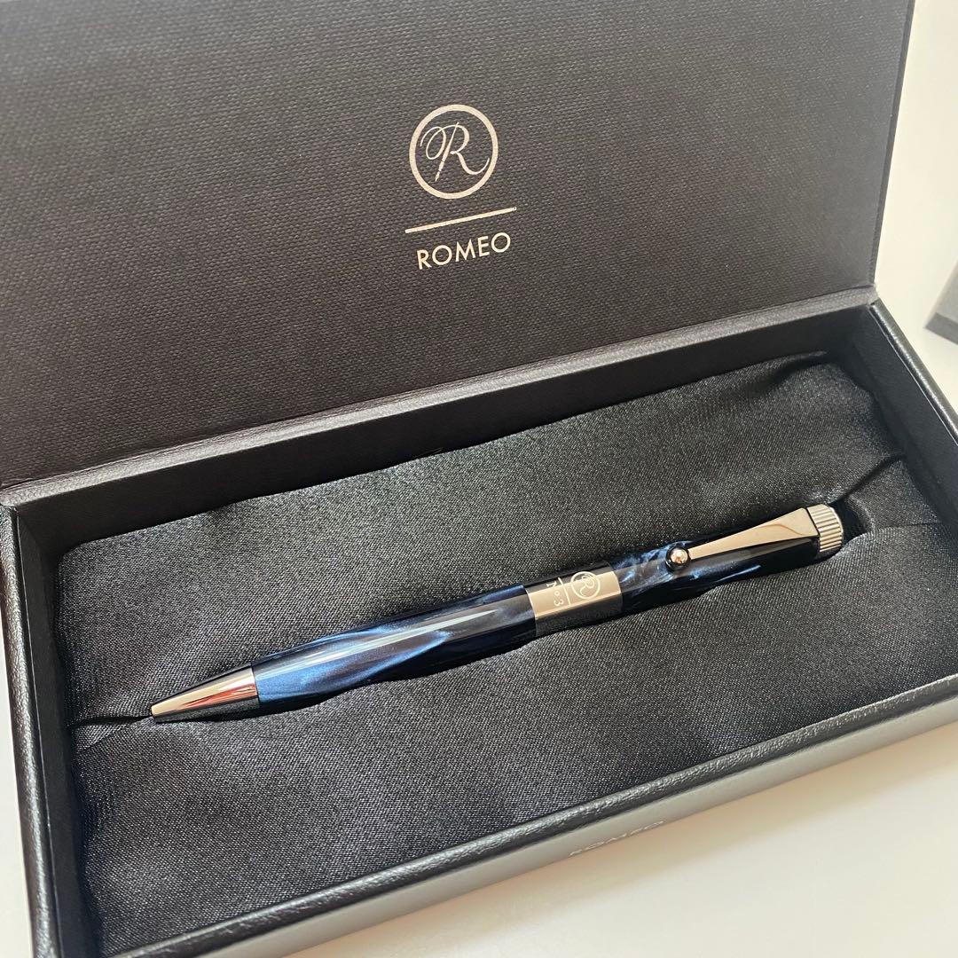 伊東屋 Romeo No.3 万年筆 細軸 イタリアンブルー（細字）