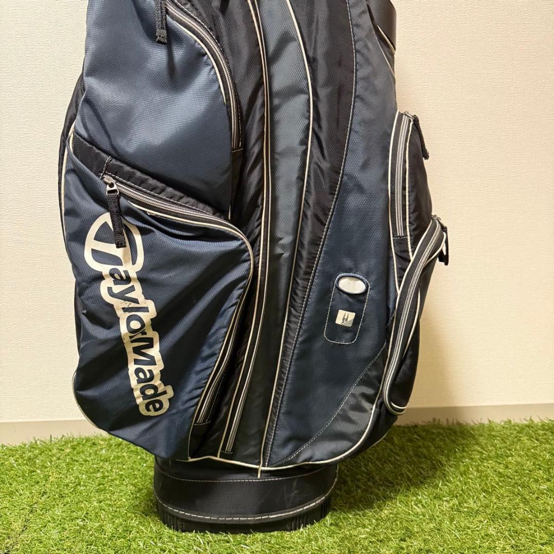 レア！ Taylormade キャディバッグ 14分割 軽量 多機能 ネイビー