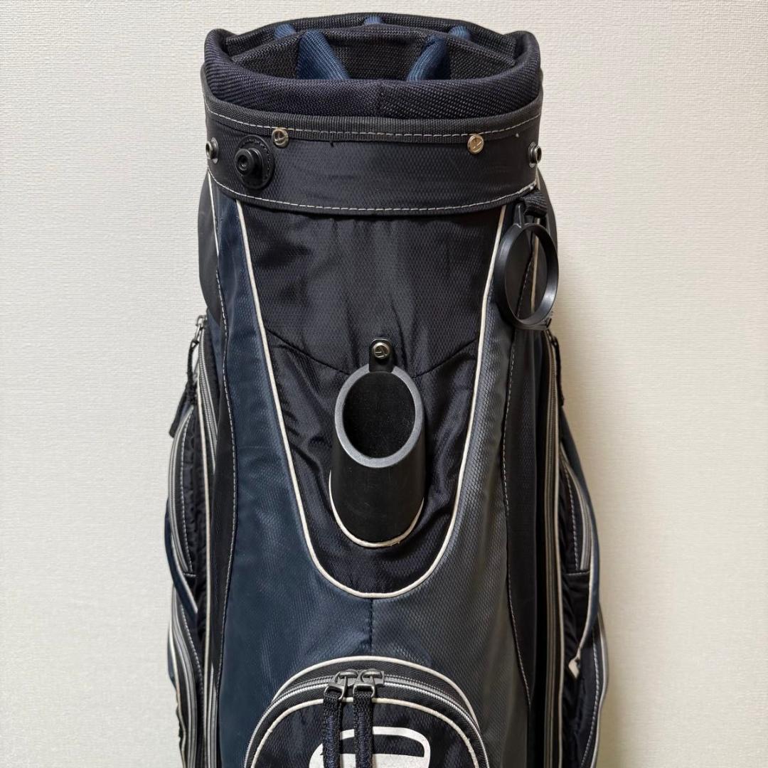 レア！ Taylormade キャディバッグ 14分割 軽量 多機能 ネイビー
