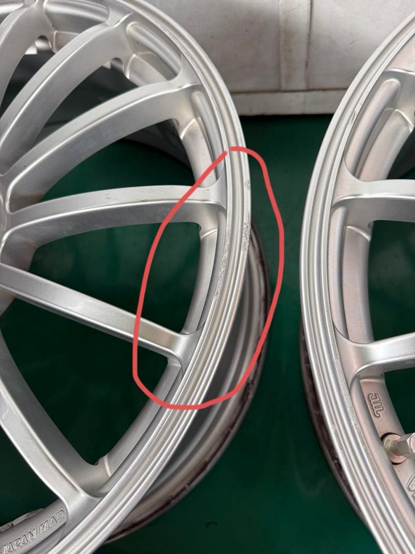 シ*ー様 ADVAN Racing RT 18×7J+50 5H- PCD100