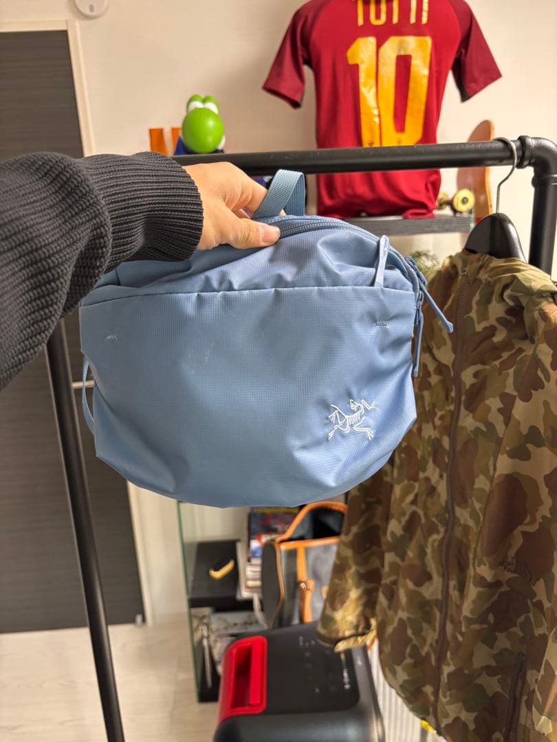 【最終値下げ】Arc’teryx 水色 ショルダーバッグ コンパクト