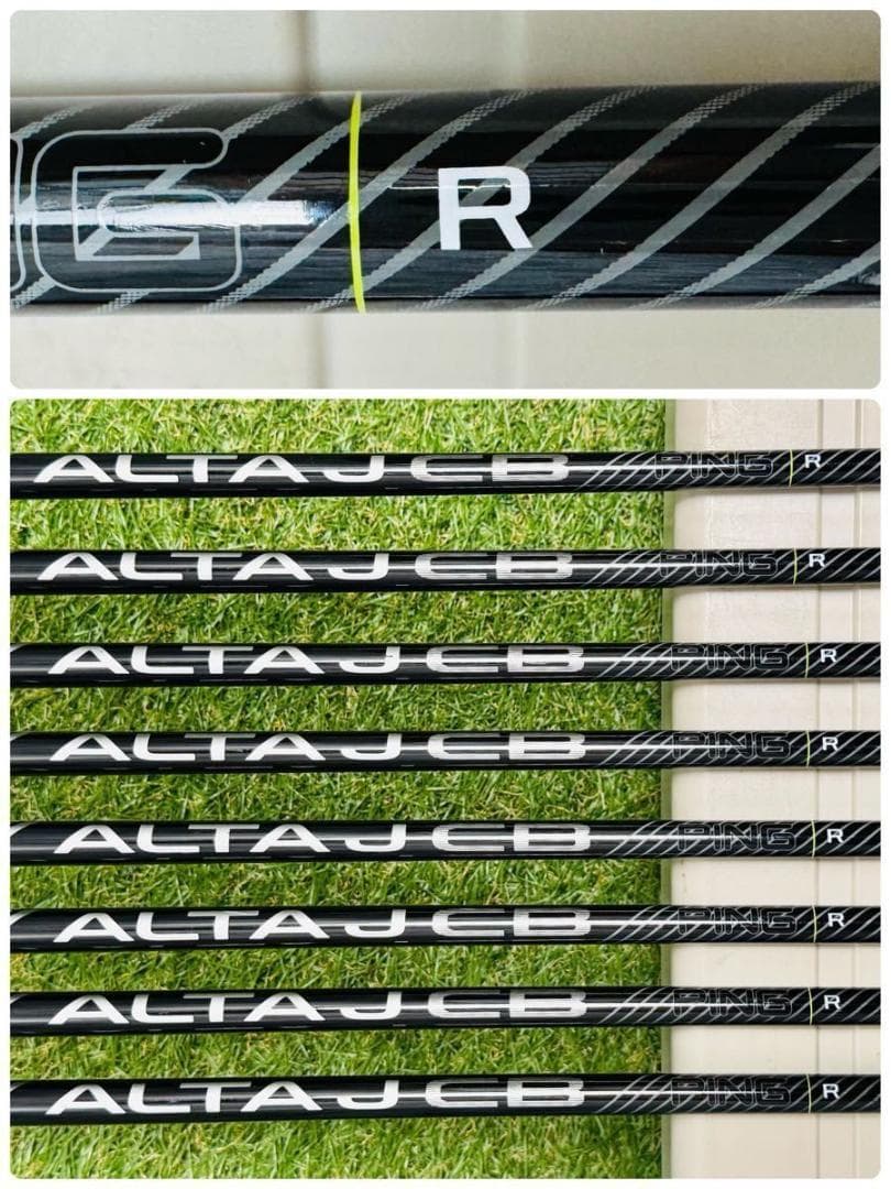 【良品】豪華8本 ピン i230 オレンジドット メンズアイアンセット R