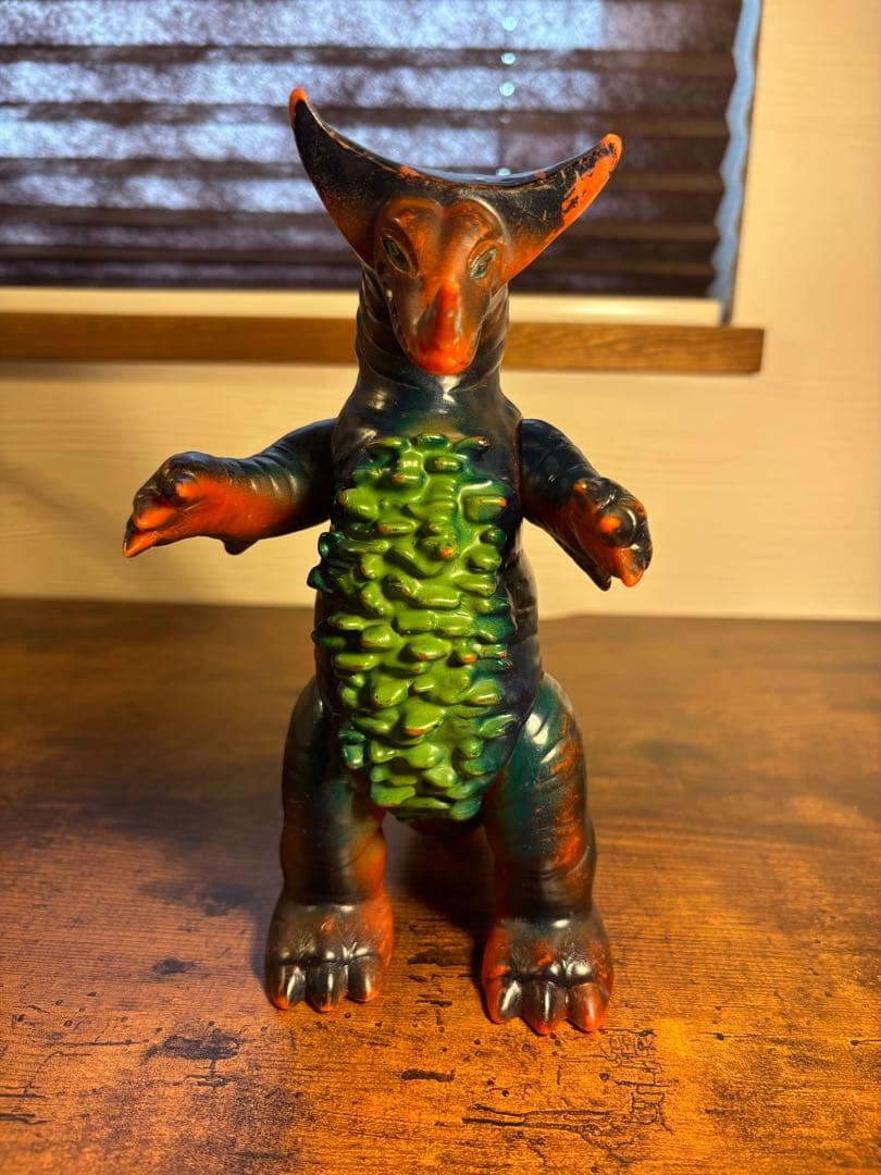 マルサン　ゴモラ　当時物　ソフビ　ブルマァク　ウルトラマン　怪獣　美品