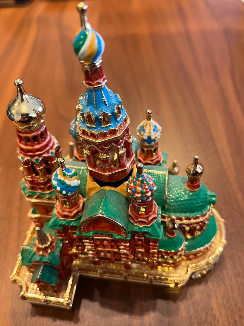 ロシア 赤の広場 オルゴール ミニチュア装飾品 インテリア 美品 高級感 いいね