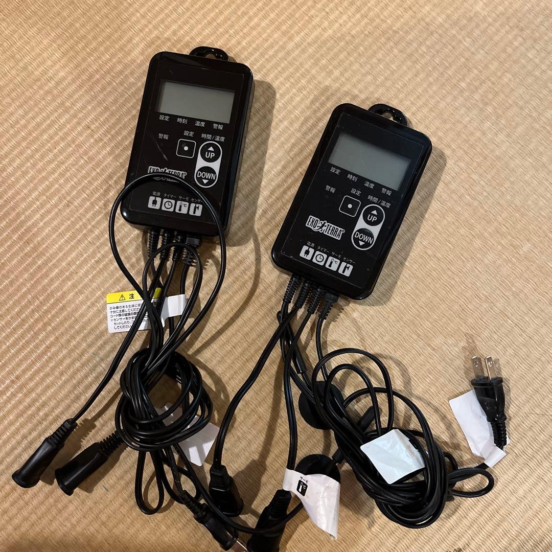 ジェックス株式会社　サーモタイマー デジタル温度・湿度計 外部センサー付き