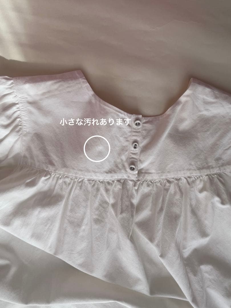 ミナペルホネンfog night ブラウスホワイト