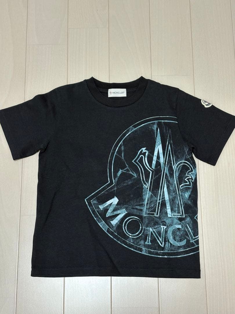 MONCLER ロゴTシャツ ブラック 6A116㎝