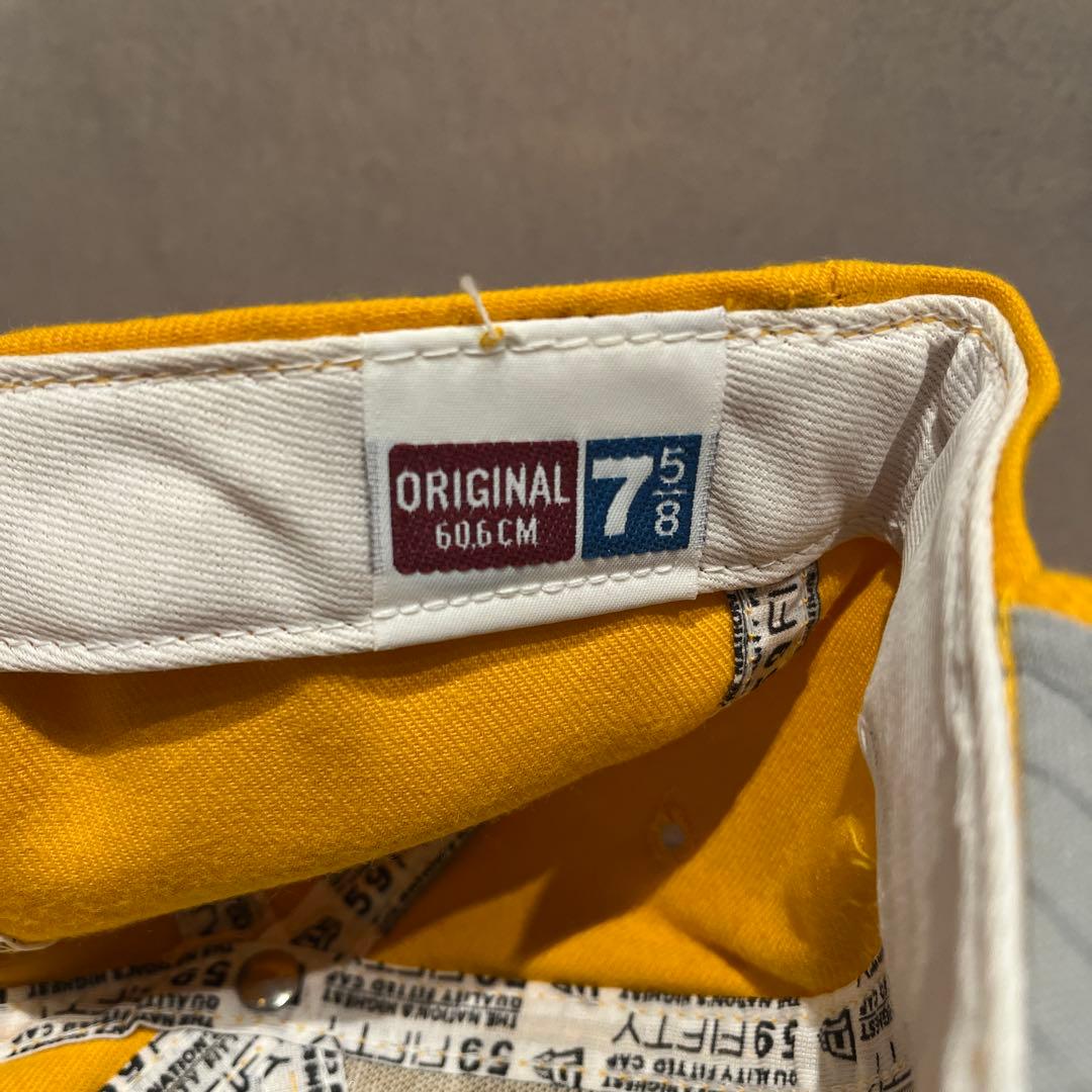 ニューエラ 漢字 NY ヤンキース キャップ 7 5/8 USA製 帽子 レア