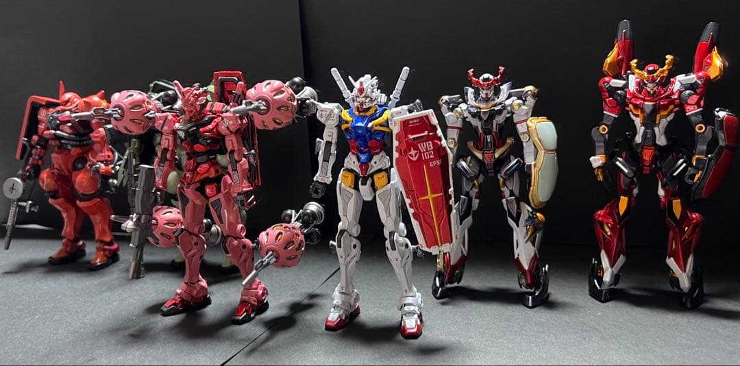 3機セットHG ジークアクス GQuuuuuuX ジフレド 全塗装 完成品