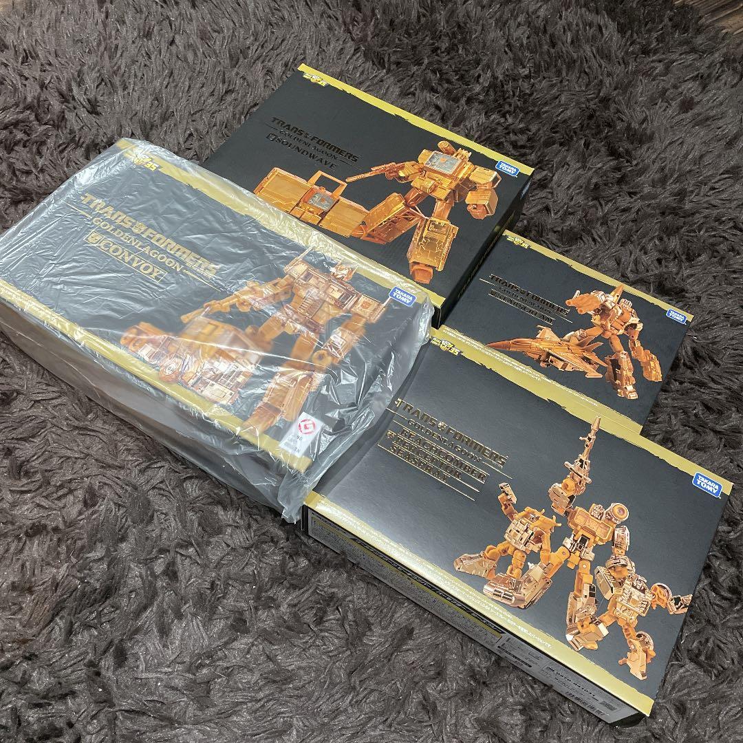トランスフォーマー  ゴールデンラグーン サウンドウェーブ　コンボイ