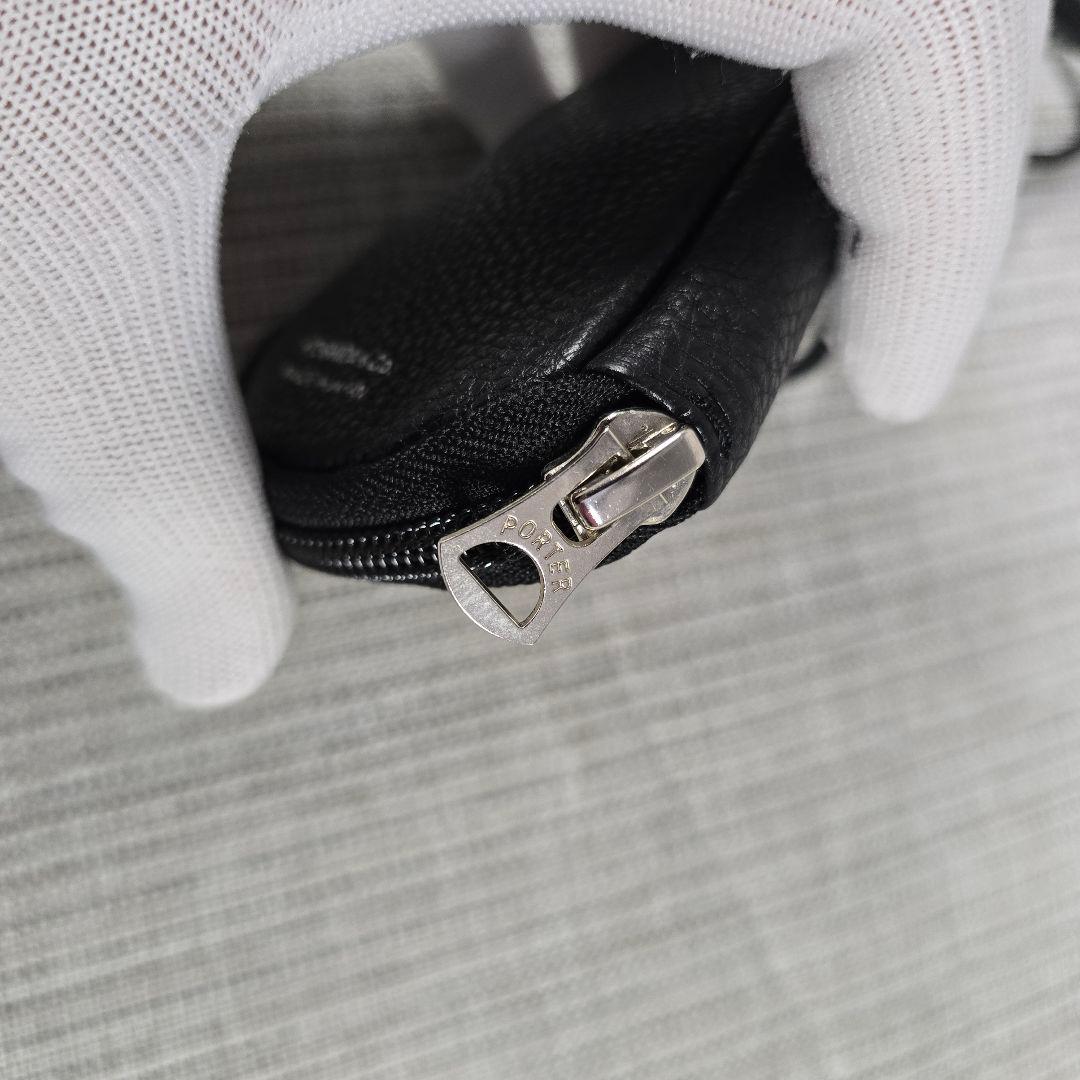 未使用　保管品　PORTER　CALM　KEY PACK　キーパック　レザー　黒