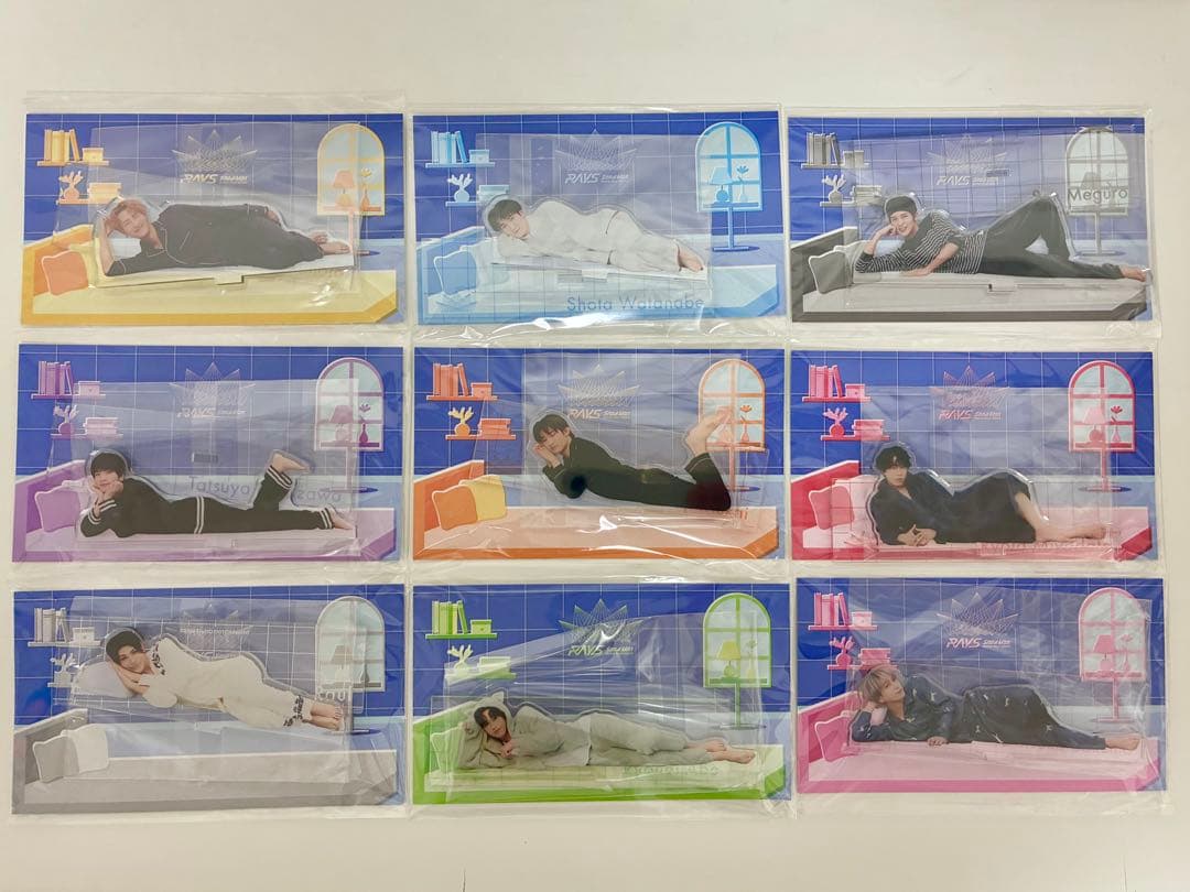 Man RAYS パジャマアクスタ 7体セット