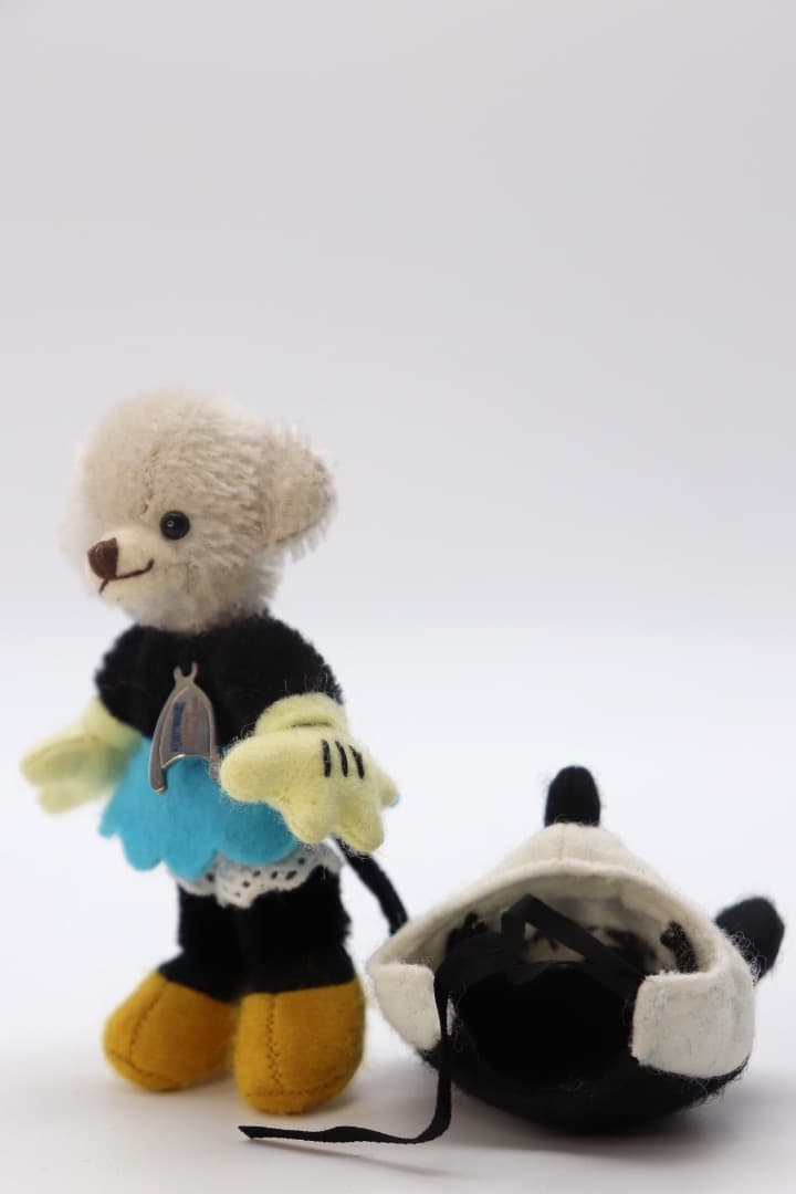 ミニーマウス被り物 可愛いミニチュアサイズのチーキー 9cm 392番