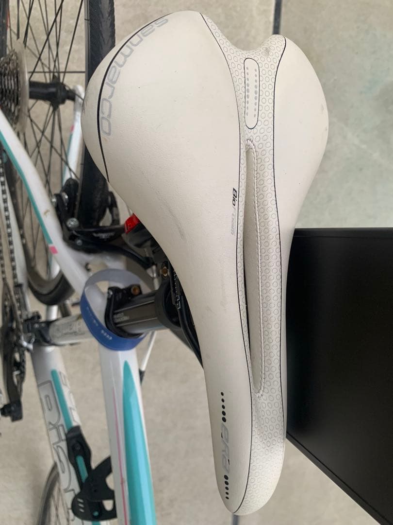 た*び様 Bianchi ロードバイク ホワイト・水色