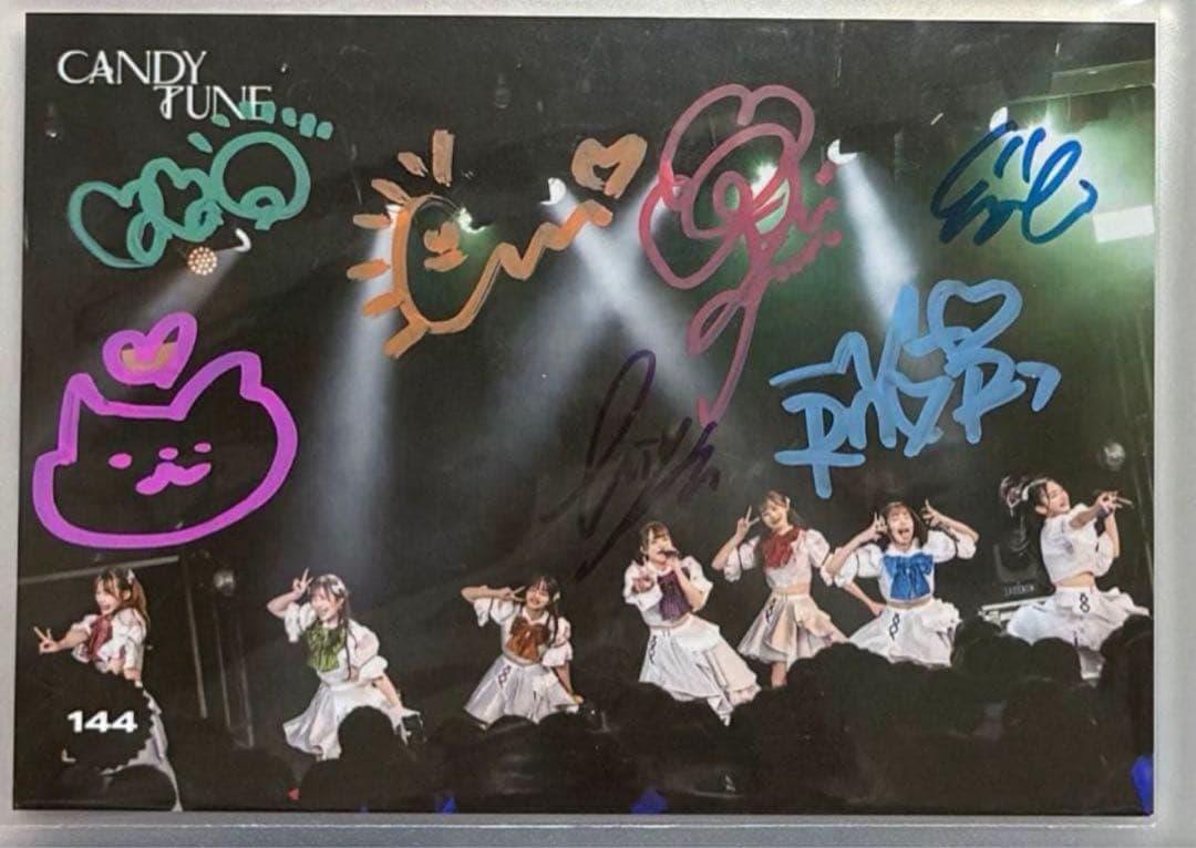 CANDY TUNE 生写真 全員サイン入
