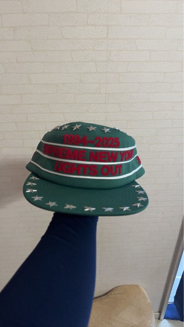 帽子 Supreme pillbox cap green
