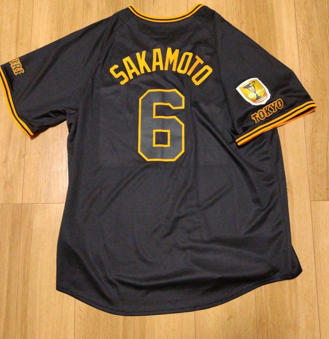 読売ジャイアンツ 坂本勇人 ブラックチャンピオンエンブレム ユニフォーム　XL