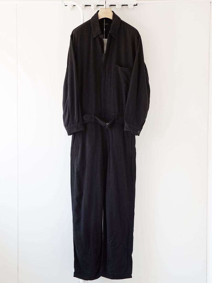 24SS comoli シルクネップオールインワン