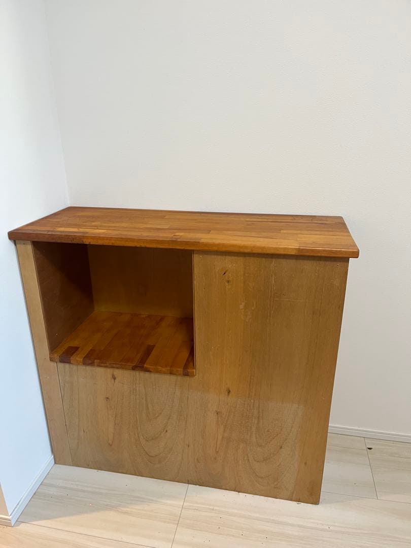 【無料】手作り木製棚／要ピックアップ／DIY・木材利用にも◎