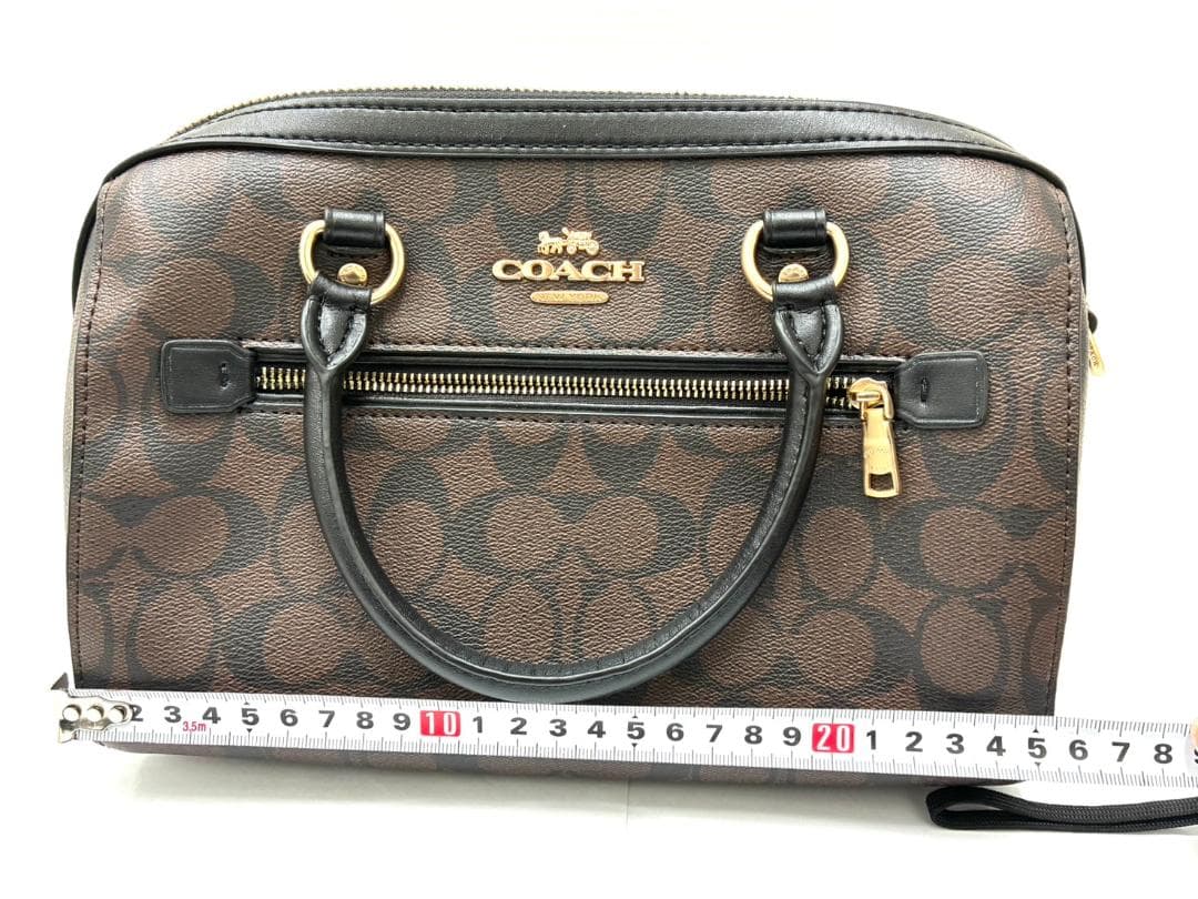 25O12-037 コーチ 2wayバッグ ブラウン F83607 ブランド