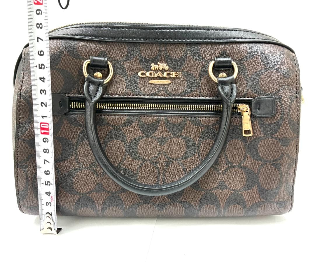 25O12-037 コーチ 2wayバッグ ブラウン F83607 ブランド