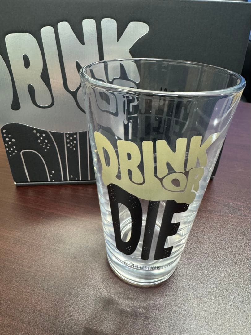 HILLSFIELD 限定 DRINK OR DIE GLASS＋TシャツXL