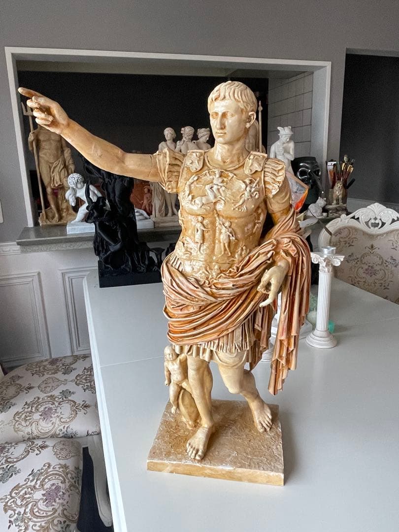 プリマポルタのアウグストゥス 高さ60cm , ローマ帝国