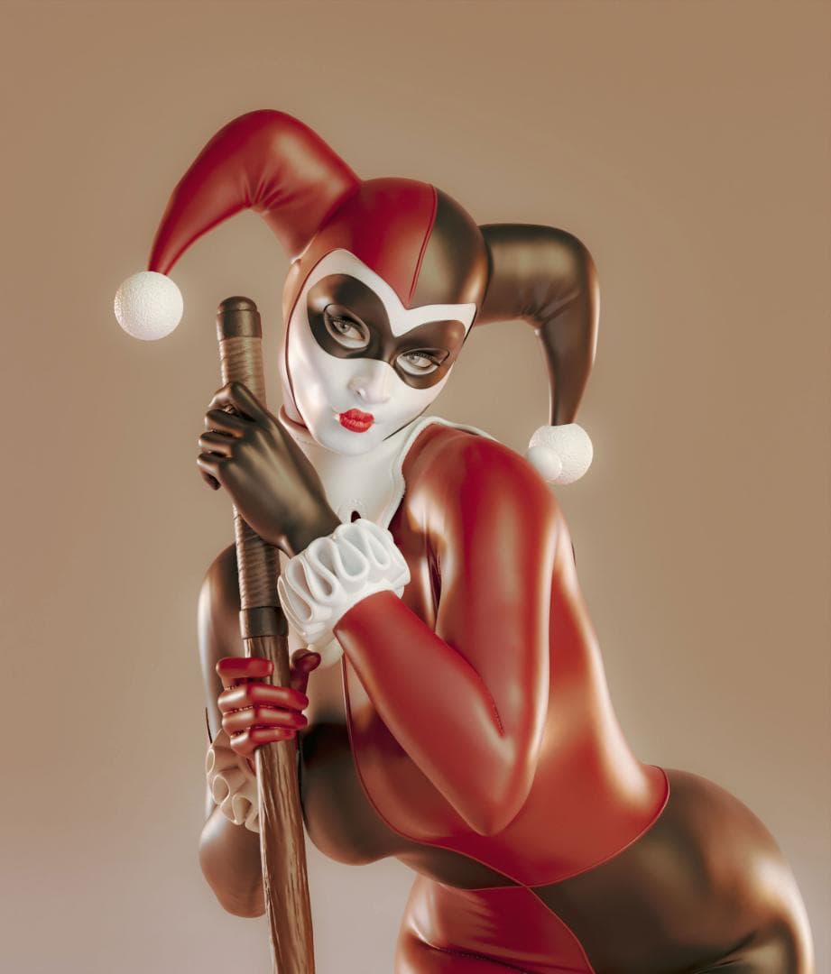 1/4　未塗装 未組立　フィギュア　ガレージキット 【 ハーレイ・クイン 】