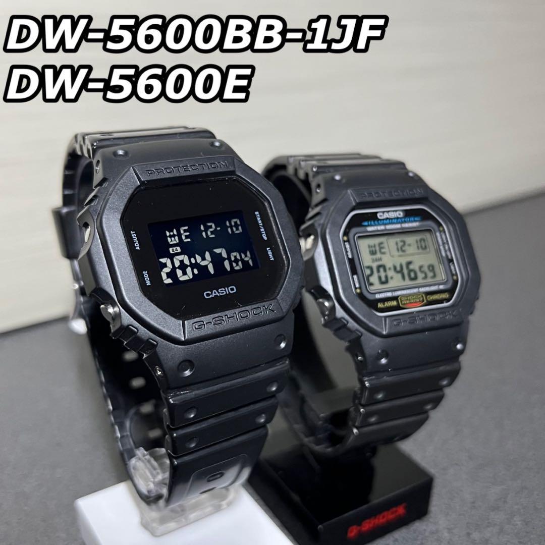 【稼働品】G-SHOCK DW-5600BB-1JF DW-5600E