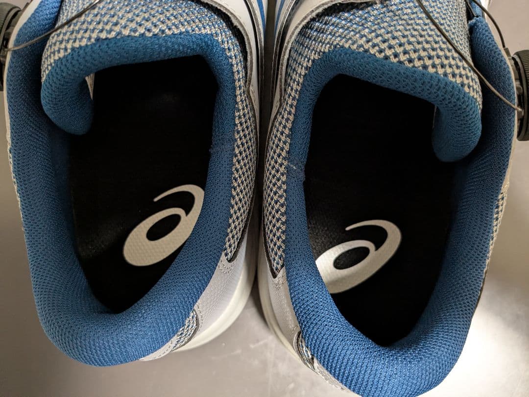 木*公様 asics BOAシステム安全靴 グレー/ブルー